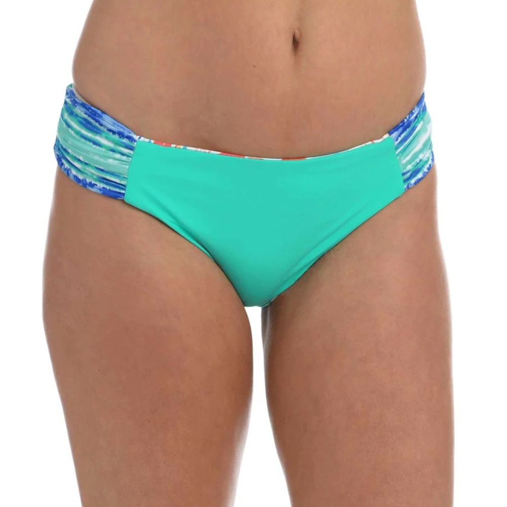 La Blanca: Terra Italia Side Shirred Hipster Bottom - Picture 4 of 14